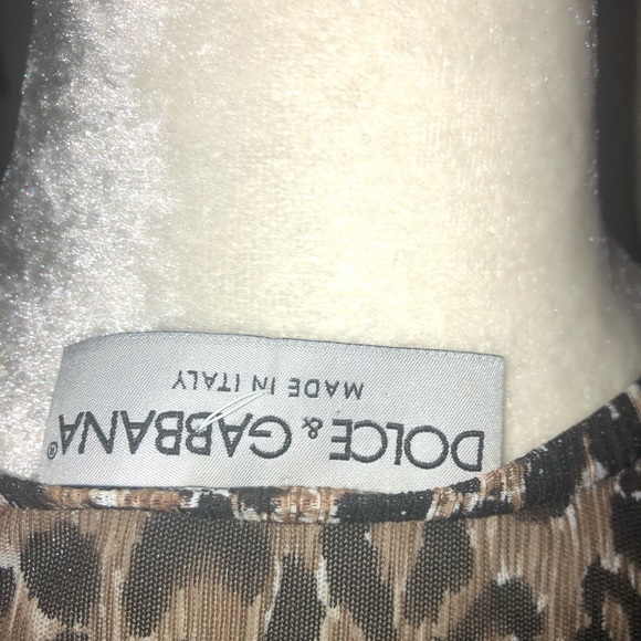 Dolce & Gabbana Animal Print Top - Picture 11 of 11